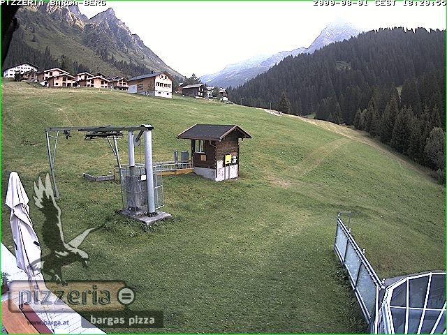 Archiv Foto Webcam Pizzeria Barga in Gargellen, Vorarlberg