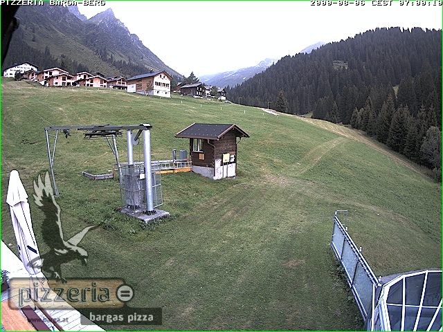 Archiv Foto Webcam Pizzeria Barga in Gargellen, Vorarlberg