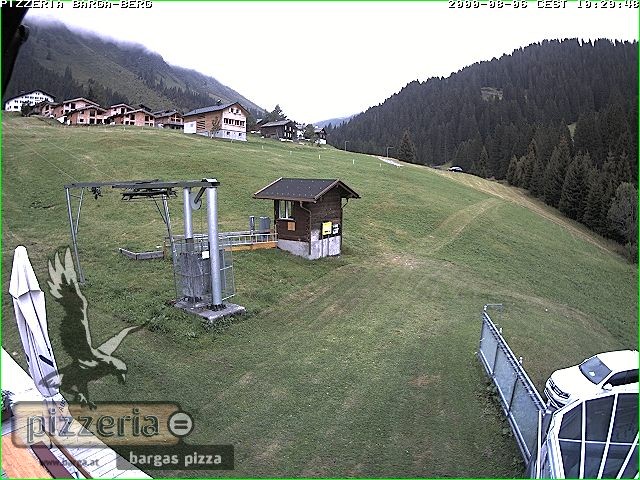 Archiv Foto Webcam Pizzeria Barga in Gargellen, Vorarlberg