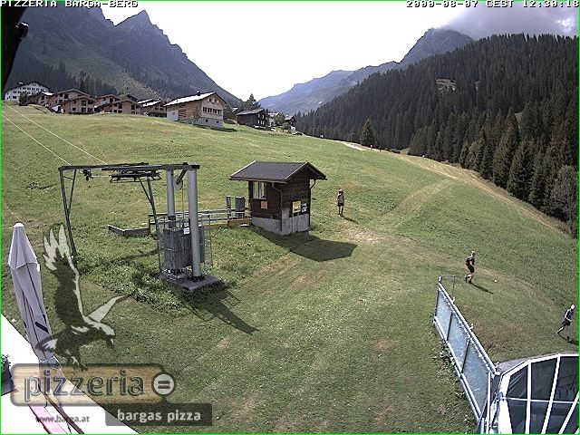 Archived image Webcam restaurant "Pizzeria Barga" in Gargellen, Vorarlberg