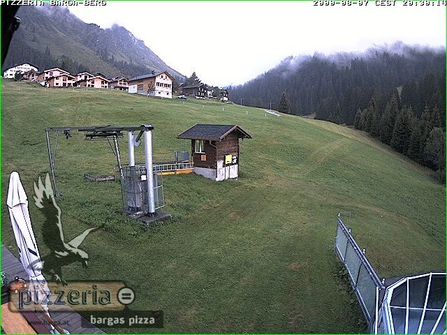 Archiv Foto Webcam Pizzeria Barga in Gargellen, Vorarlberg