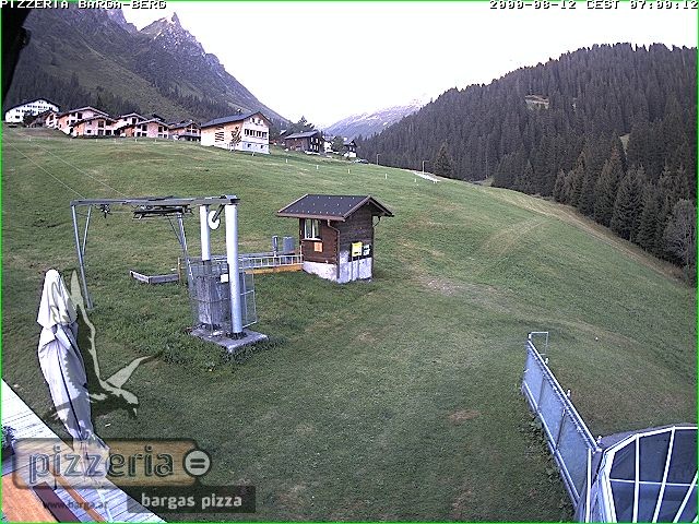 Archiv Foto Webcam Pizzeria Barga in Gargellen, Vorarlberg