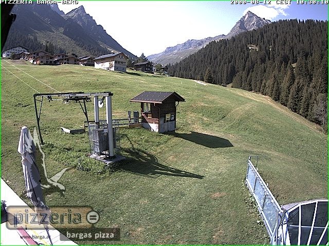 Archiv Foto Webcam Pizzeria Barga in Gargellen, Vorarlberg
