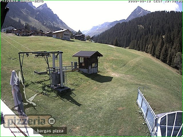 Archiv Foto Webcam Pizzeria Barga in Gargellen, Vorarlberg