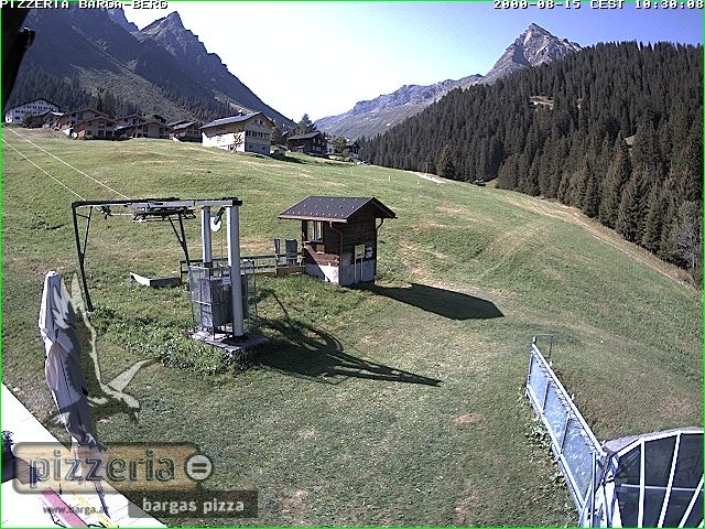Archiv Foto Webcam Pizzeria Barga in Gargellen, Vorarlberg