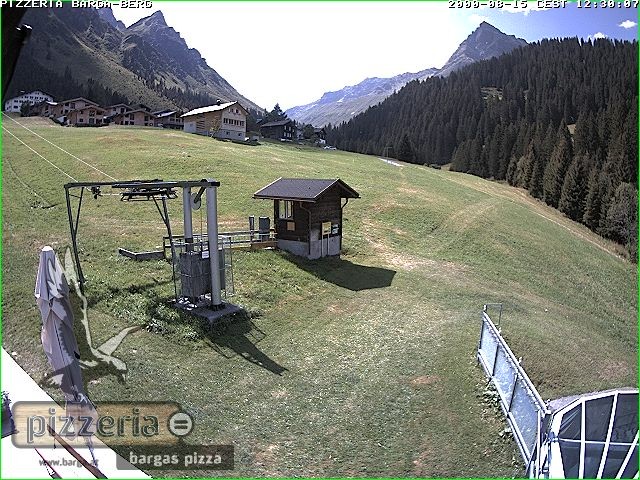 Archiv Foto Webcam Pizzeria Barga in Gargellen, Vorarlberg