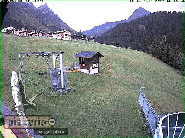 Archiv Foto Webcam Pizzeria Barga in Gargellen, Vorarlberg