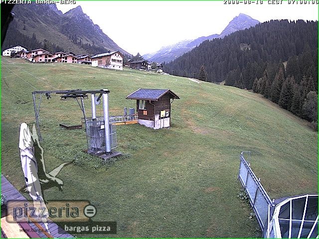 Archiv Foto Webcam Pizzeria Barga in Gargellen, Vorarlberg