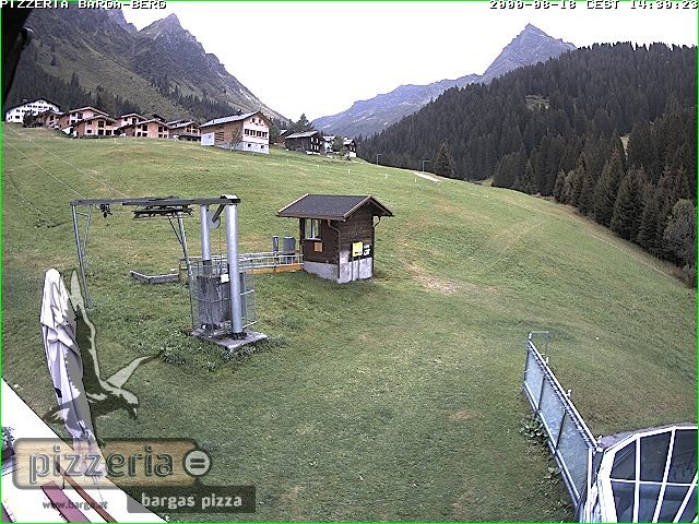Archiv Foto Webcam Pizzeria Barga in Gargellen, Vorarlberg
