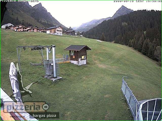 Archiv Foto Webcam Pizzeria Barga in Gargellen, Vorarlberg