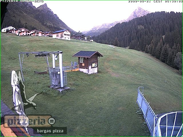 Archiv Foto Webcam Pizzeria Barga in Gargellen, Vorarlberg