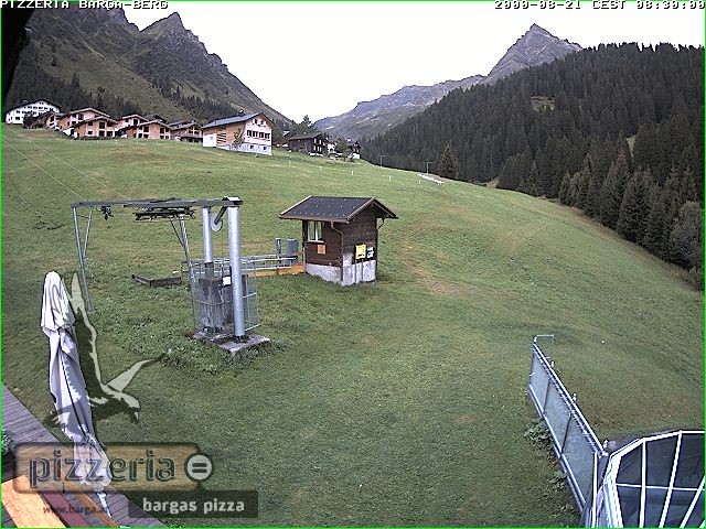 Archiv Foto Webcam Pizzeria Barga in Gargellen, Vorarlberg