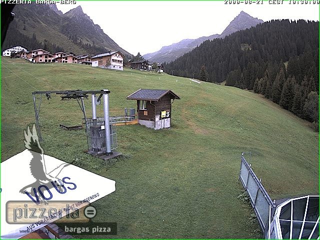 Archiv Foto Webcam Pizzeria Barga in Gargellen, Vorarlberg