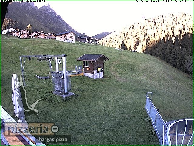 Archiv Foto Webcam Pizzeria Barga in Gargellen, Vorarlberg
