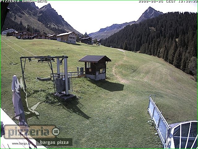 Archiv Foto Webcam Pizzeria Barga in Gargellen, Vorarlberg