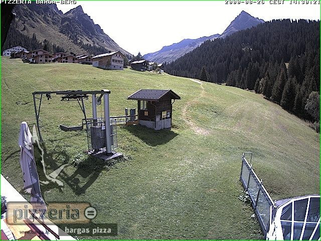 Archiv Foto Webcam Pizzeria Barga in Gargellen, Vorarlberg