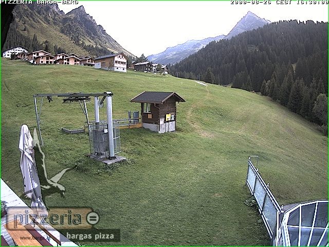 Archiv Foto Webcam Pizzeria Barga in Gargellen, Vorarlberg