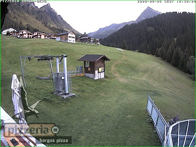 Archiv Foto Webcam Pizzeria Barga in Gargellen, Vorarlberg