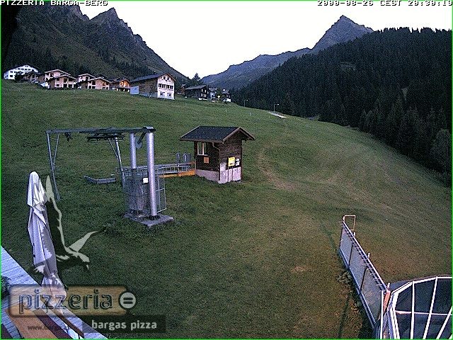 Archiv Foto Webcam Pizzeria Barga in Gargellen, Vorarlberg