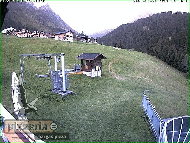 Archiv Foto Webcam Pizzeria Barga in Gargellen, Vorarlberg