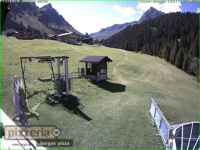 Archiv Foto Webcam Pizzeria Barga in Gargellen, Vorarlberg