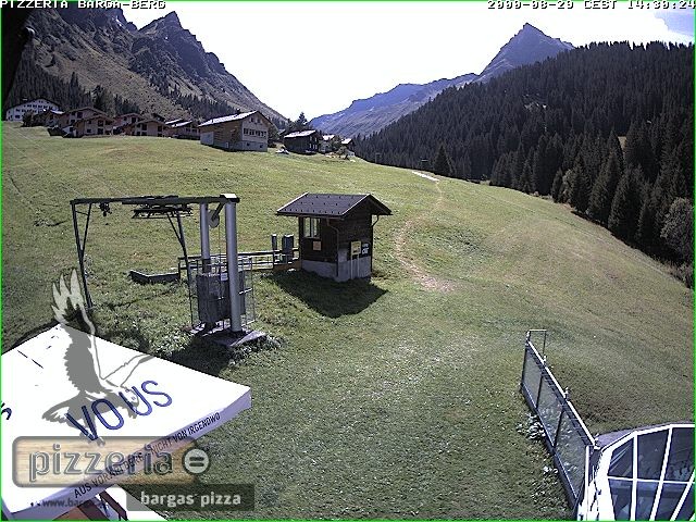 Archiv Foto Webcam Pizzeria Barga in Gargellen, Vorarlberg