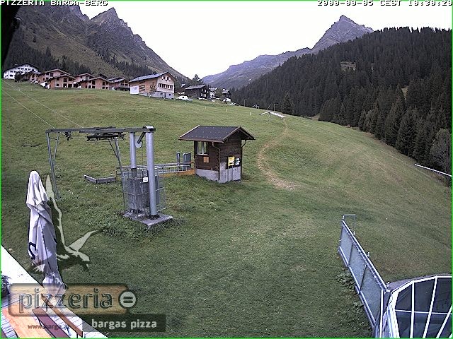Archiv Foto Webcam Pizzeria Barga in Gargellen, Vorarlberg