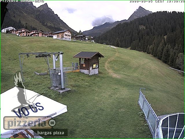 Archiv Foto Webcam Pizzeria Barga in Gargellen, Vorarlberg