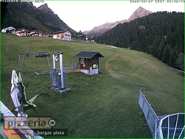 Archiv Foto Webcam Pizzeria Barga in Gargellen, Vorarlberg