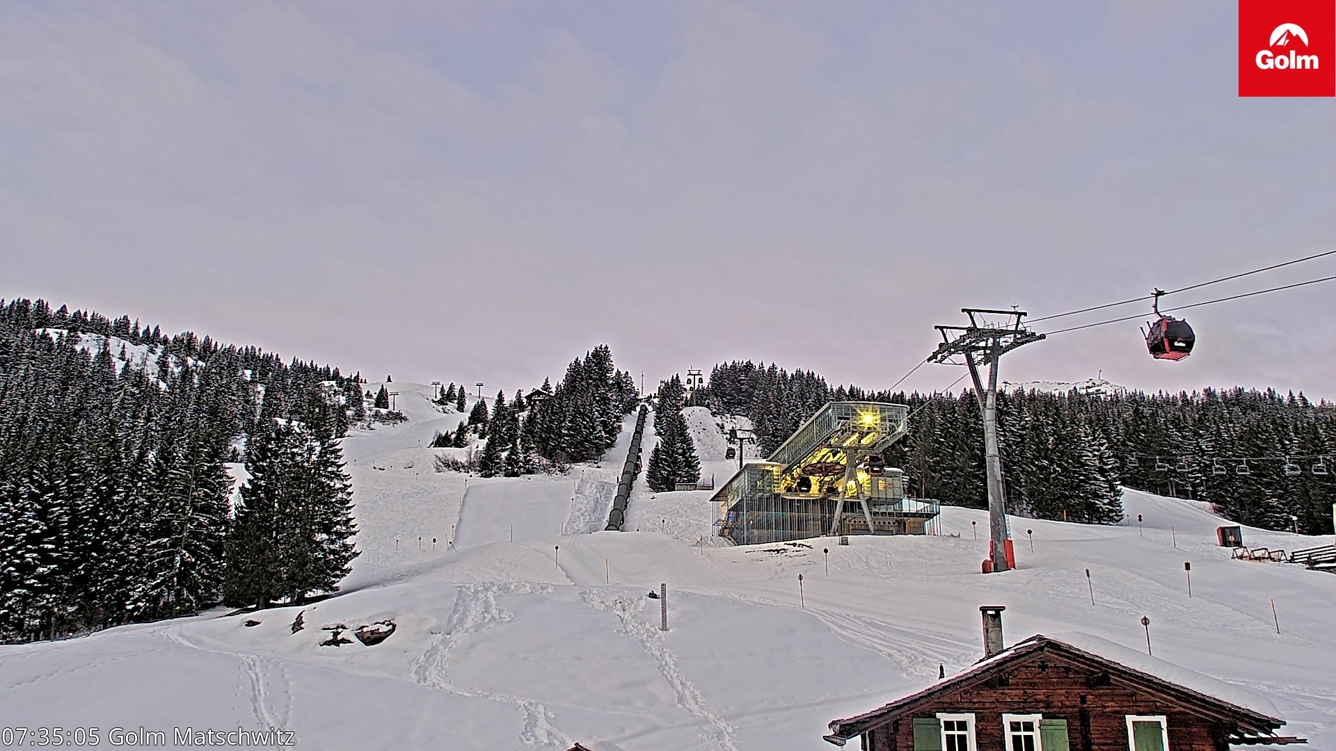 Archiv Foto Webcam Matschwitz am Golm