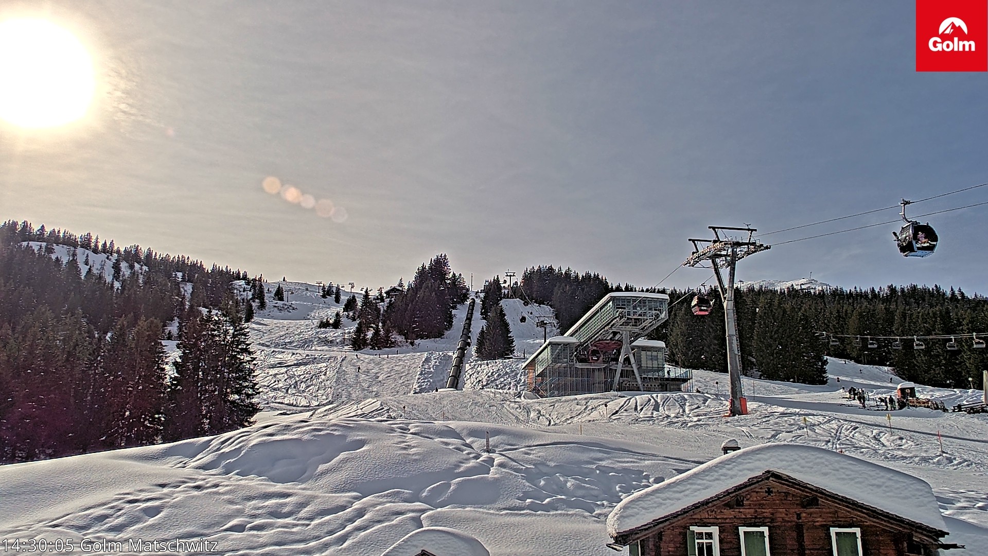 Archiv Foto Webcam Matschwitz am Golm