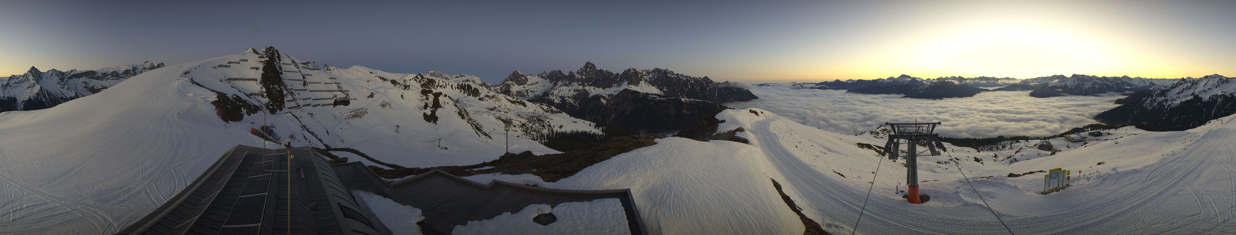 Archiv Foto Webcam Hüttenkopf, Vorarlberg