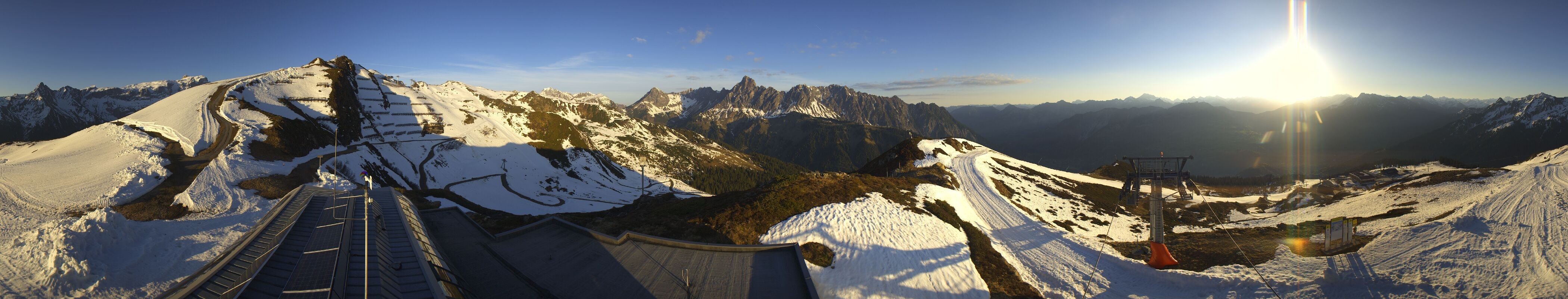 Archiv Foto Webcam Hüttenkopf, Vorarlberg
