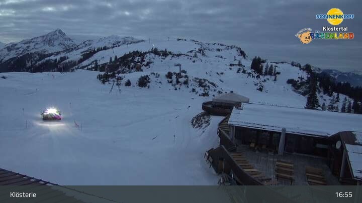 Archiv Foto Webcam Klostertal, Bergstation Sonnenkopf