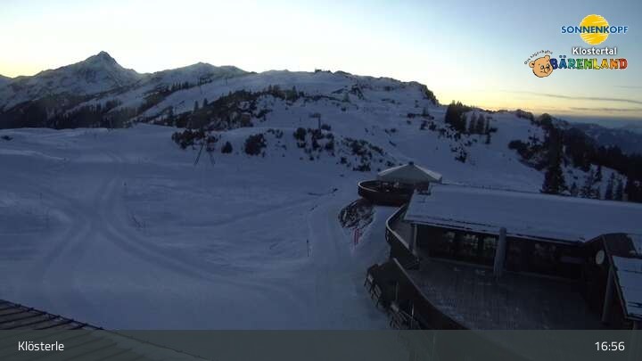 Archiv Foto Webcam Klostertal, Bergstation Sonnenkopf