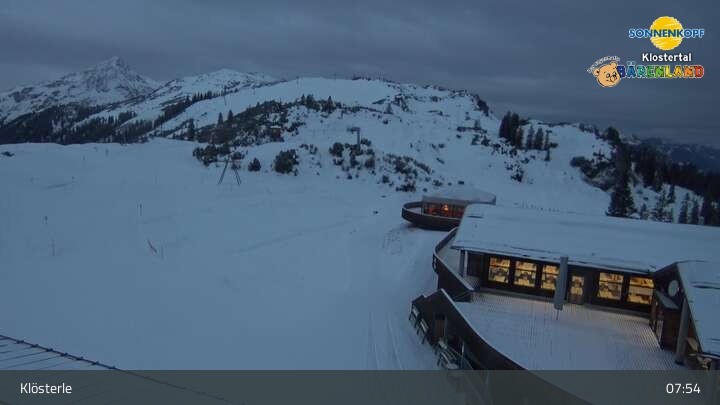 Archiv Foto Webcam Klostertal, Bergstation Sonnenkopf