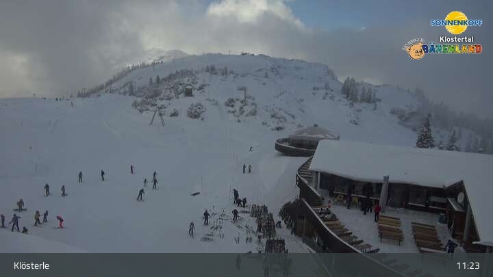 Archiv Foto Webcam Klostertal, Bergstation Sonnenkopf