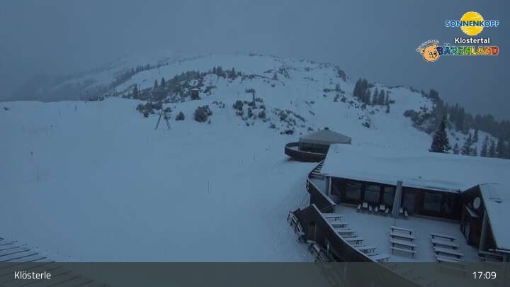 Archiv Foto Webcam Klostertal, Bergstation Sonnenkopf