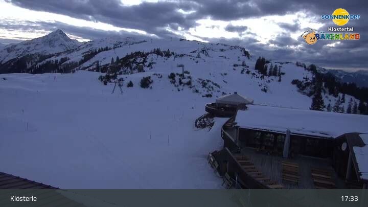 Archiv Foto Webcam Klostertal, Bergstation Sonnenkopf