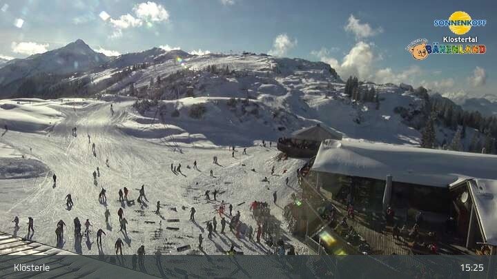 Archiv Foto Webcam Klostertal, Bergstation Sonnenkopf