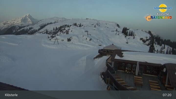 Archiv Foto Webcam Klostertal, Bergstation Sonnenkopf