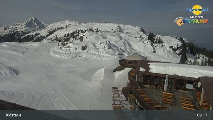 Archiv Foto Webcam Klostertal, Bergstation Sonnenkopf