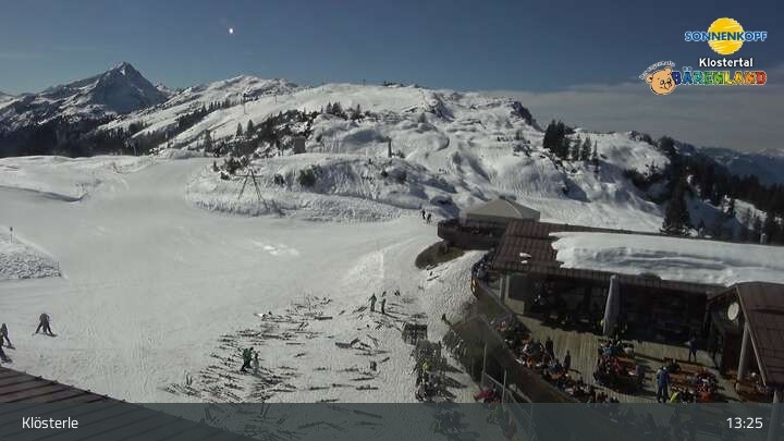 Archiv Foto Webcam Klostertal, Bergstation Sonnenkopf