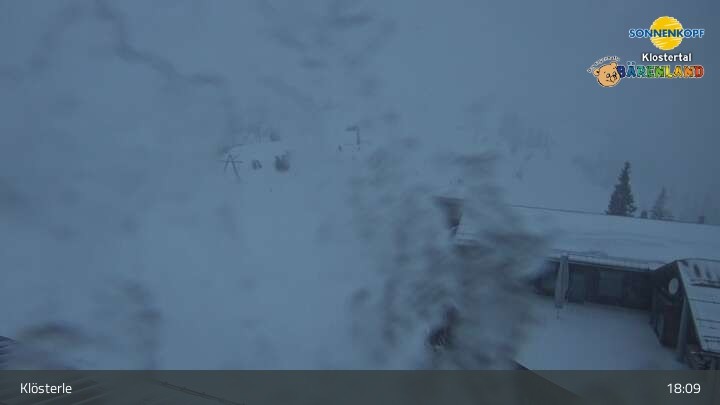 Archiv Foto Webcam Klostertal, Bergstation Sonnenkopf