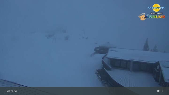 Archiv Foto Webcam Klostertal, Bergstation Sonnenkopf