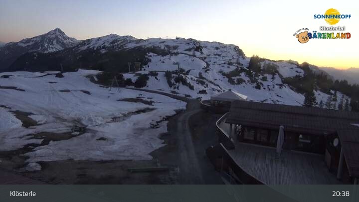 Archiv Foto Webcam Klostertal, Bergstation Sonnenkopf