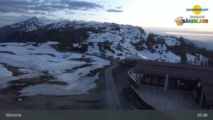 Archiv Foto Webcam Klostertal, Bergstation Sonnenkopf