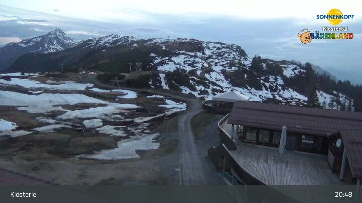 Archiv Foto Webcam Klostertal, Bergstation Sonnenkopf