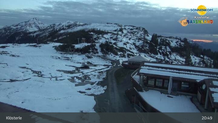 Archiv Foto Webcam Klostertal, Bergstation Sonnenkopf