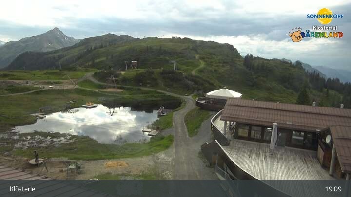 Archiv Foto Webcam Klostertal, Bergstation Sonnenkopf